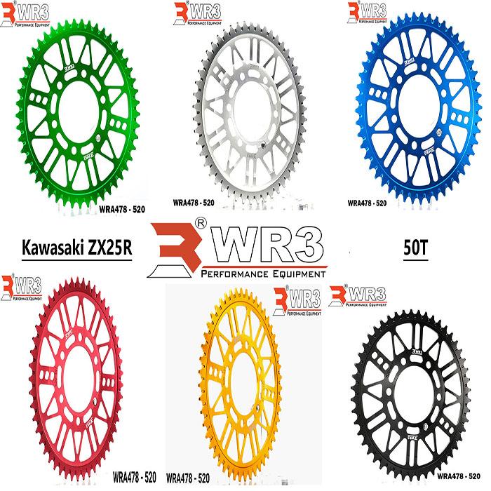 GEAR RACING BELAKANG WR3 WRA478 - 520 ZX25R UK 50 Harga 1,390,000 rupiah*Gratis Ongkir
