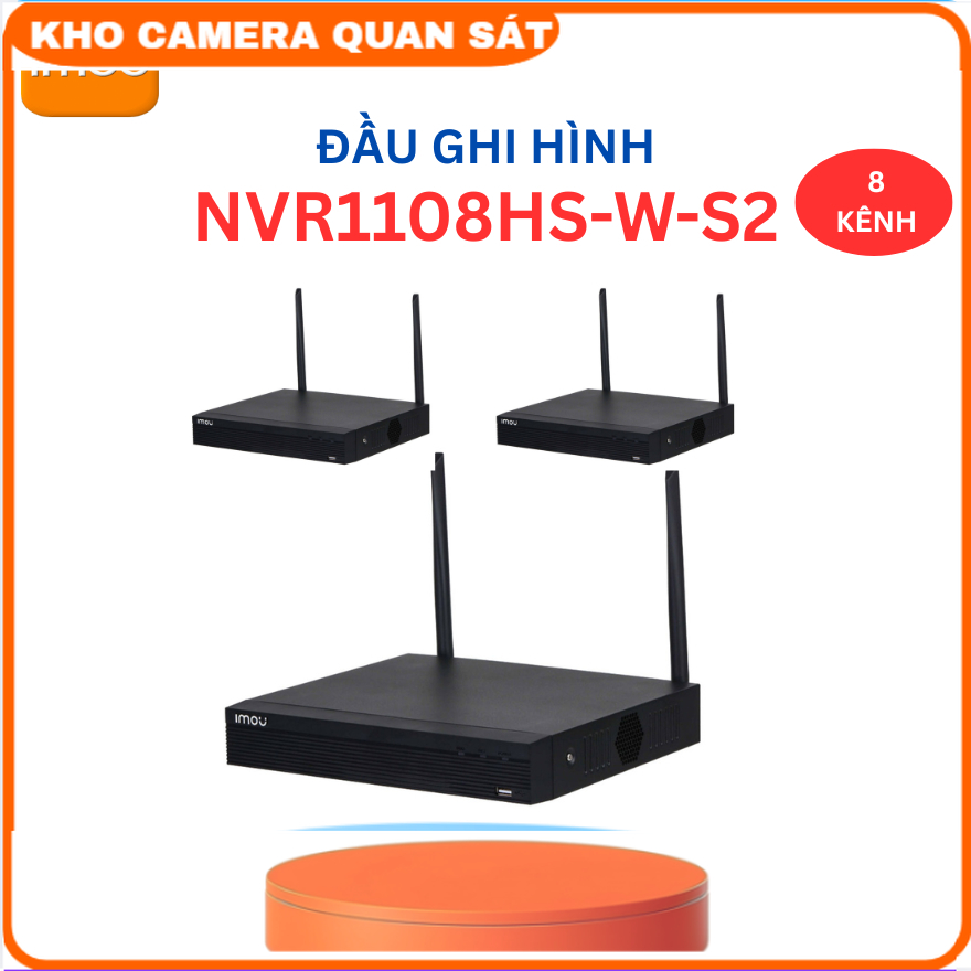 Đầu ghi hình IMOU camera IP Wifi 8 kênh 4 kênh NVR1104 HS-W-S2 / NVR1108HS-W-S2