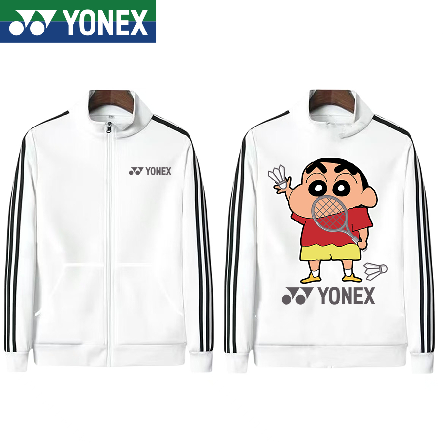 Yonex Cầu Lông Áo 2025 Mới Yonex Áo Khoác Áo Sơ Mi Cho Nam Nữ Kid Top Tay áo dài Yy Cạnh Tranh Quần 