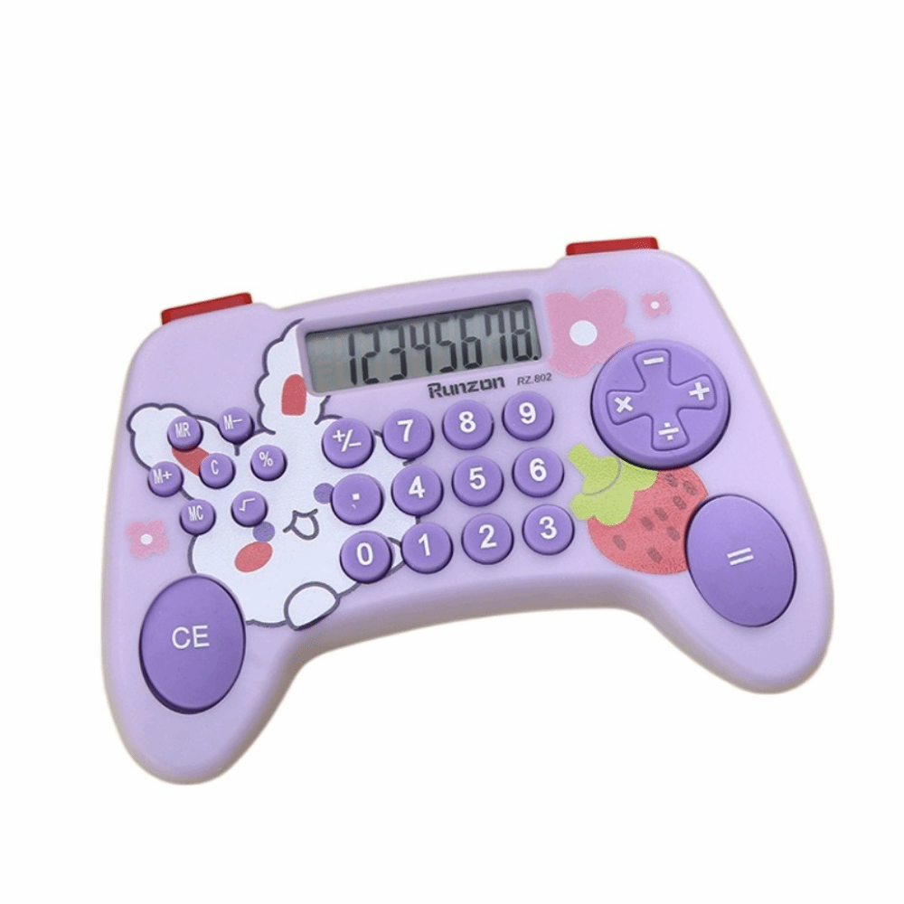 KAIEW Hình dạng máy chơi game Máy tính để bàn Màn hình LCD lớn Sáng tạo Máy tính hoạt hình Dễ sử dụng Thực tế Máy tính học sinh Sử dụng tại nhà - 4