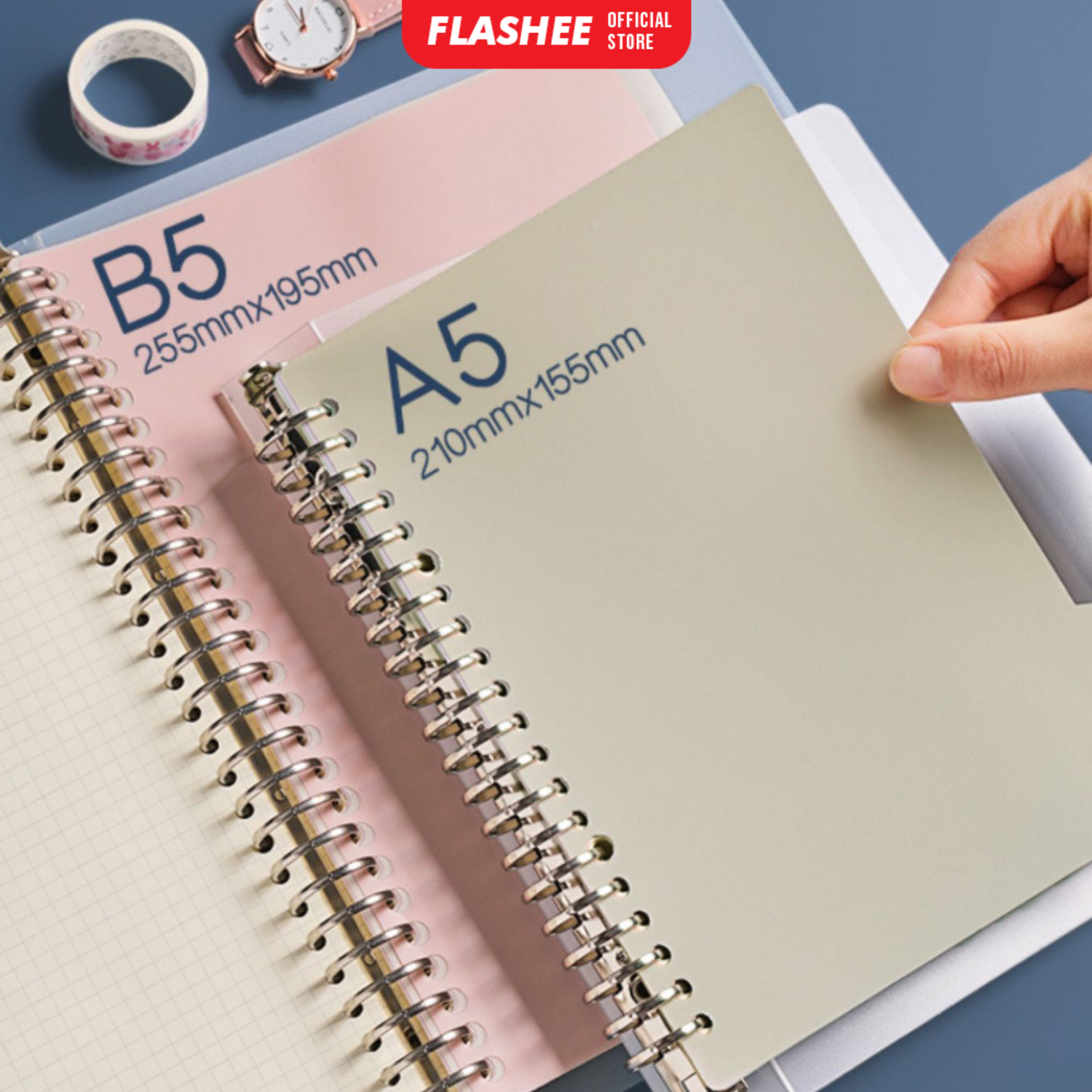 Flashee Pembatas Pastel Binder A5 B5 Divider Pembatas Binder Index Warna Pastel ART