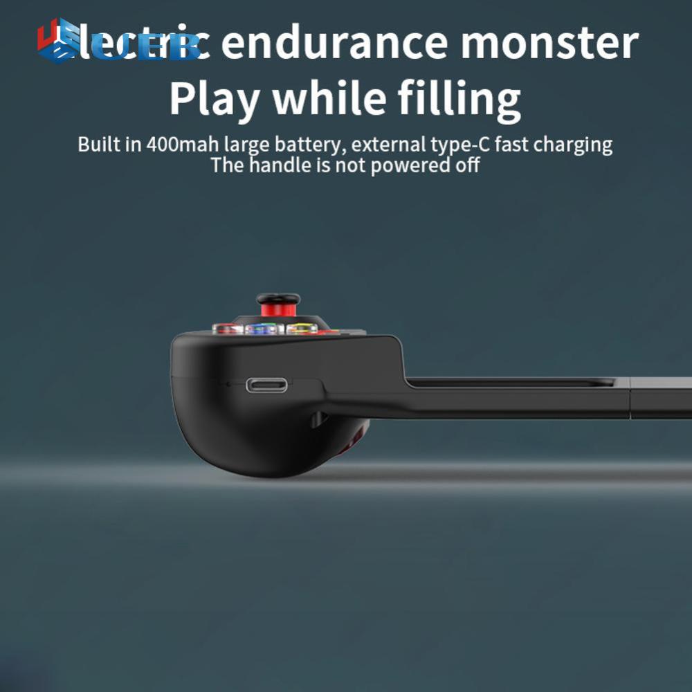 Mobile Phone Gamepad Bluetooth-compatible Game Controller for PUBG (Black) ราคา 422 บาท*ส่งฟรี