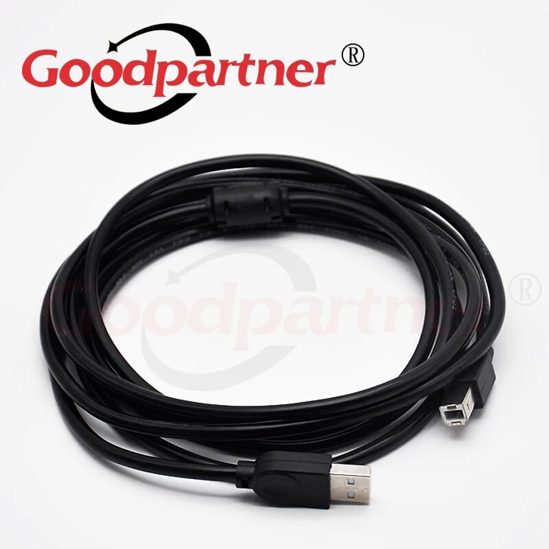 1X (1.5m//5m) USB Label Thermal Printer Copier USB CABLE for TSC Samsung HP Canon Brother Xerox Kyocera Sharp Ricoh Epson