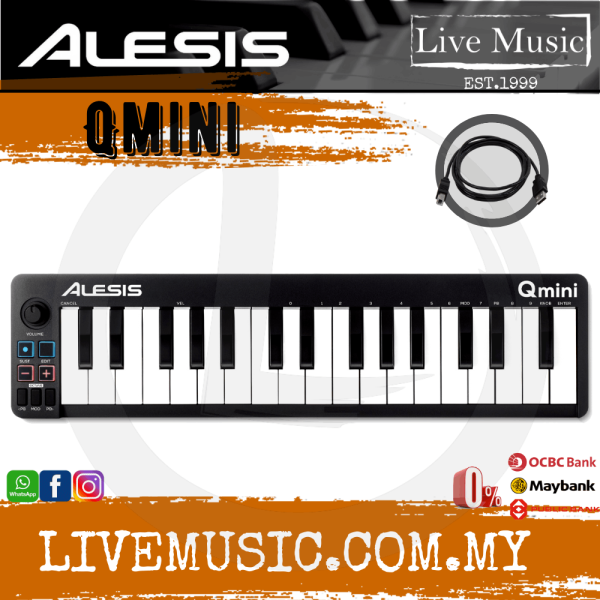 Alesis Qmini Compact 32-key USB MIDI Controller Malaysia