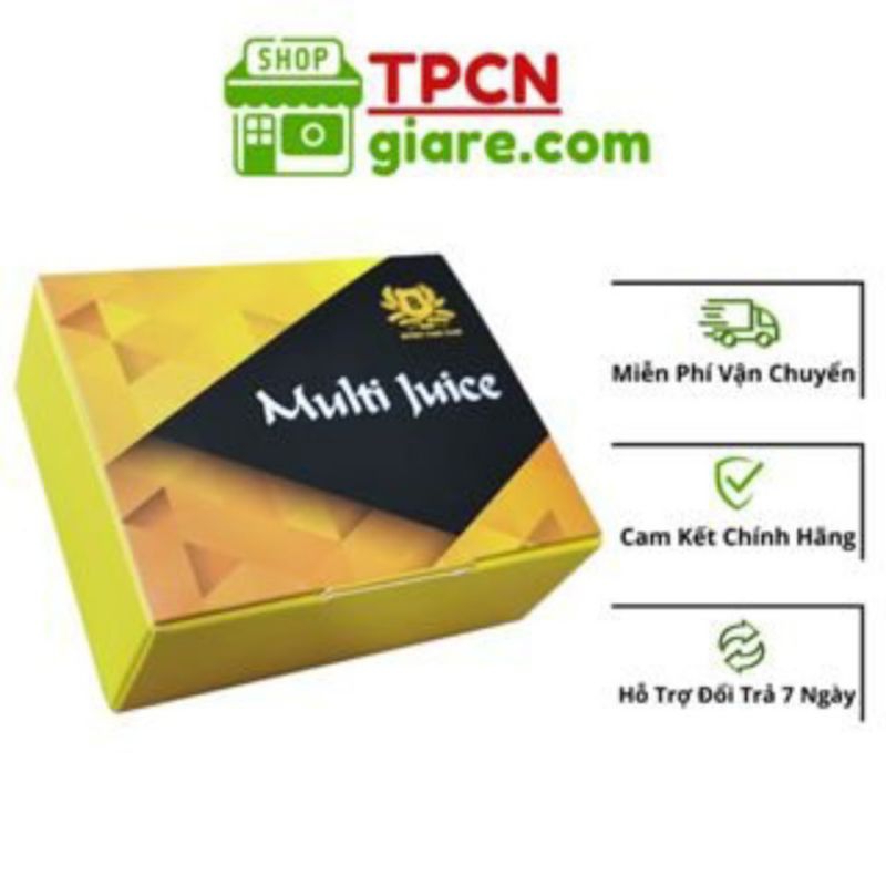 Multi Juice Của Malaysia Cân Bằng Chức Năng Sinh Lý Nam Nữ - Hộp 10 Gói
