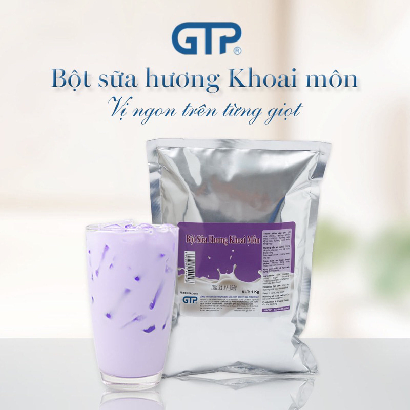 [Giá rẻ] Gói Chiết Bột GTP - Khoai Môn, Socola - 500gr, 200gr