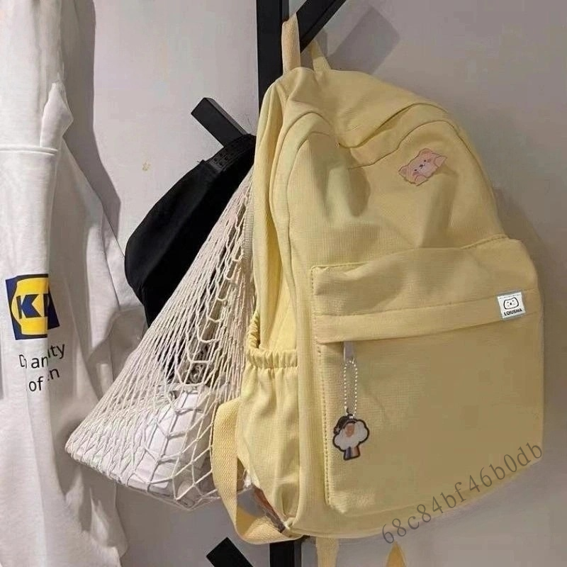 Backpack gấu dễ thương cho trường trung học cơ sở - Phong cách Nhật Bản Túi đựng công suất lớn