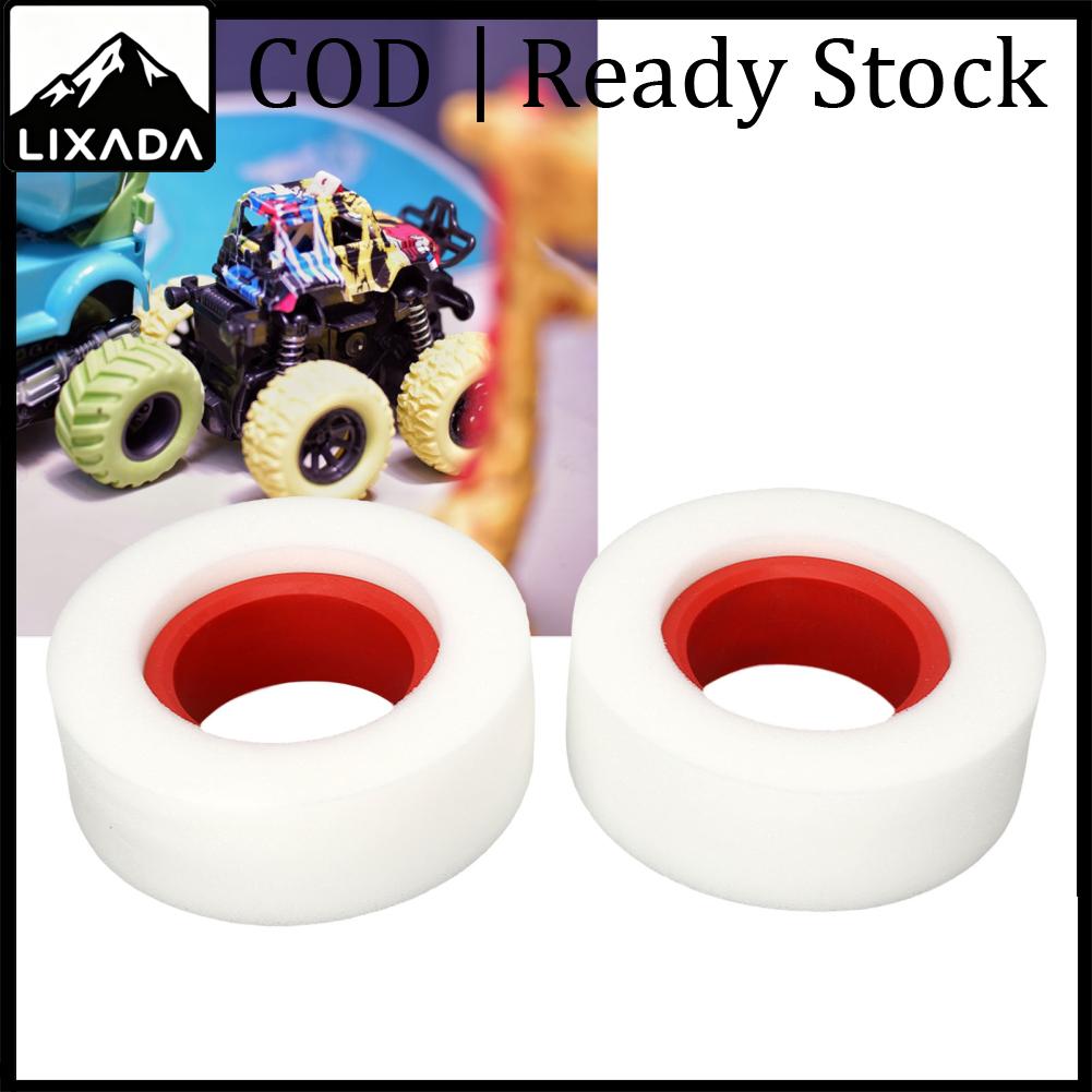 LIXADA RC Crawler Tire Foam Soft 4PCS Tear Resistant RC Tire Foam Clear Color Dual Stage Sponge for 1/10 1/8 RC Crawler ราคา 1,967 บาท*ส่งฟรี