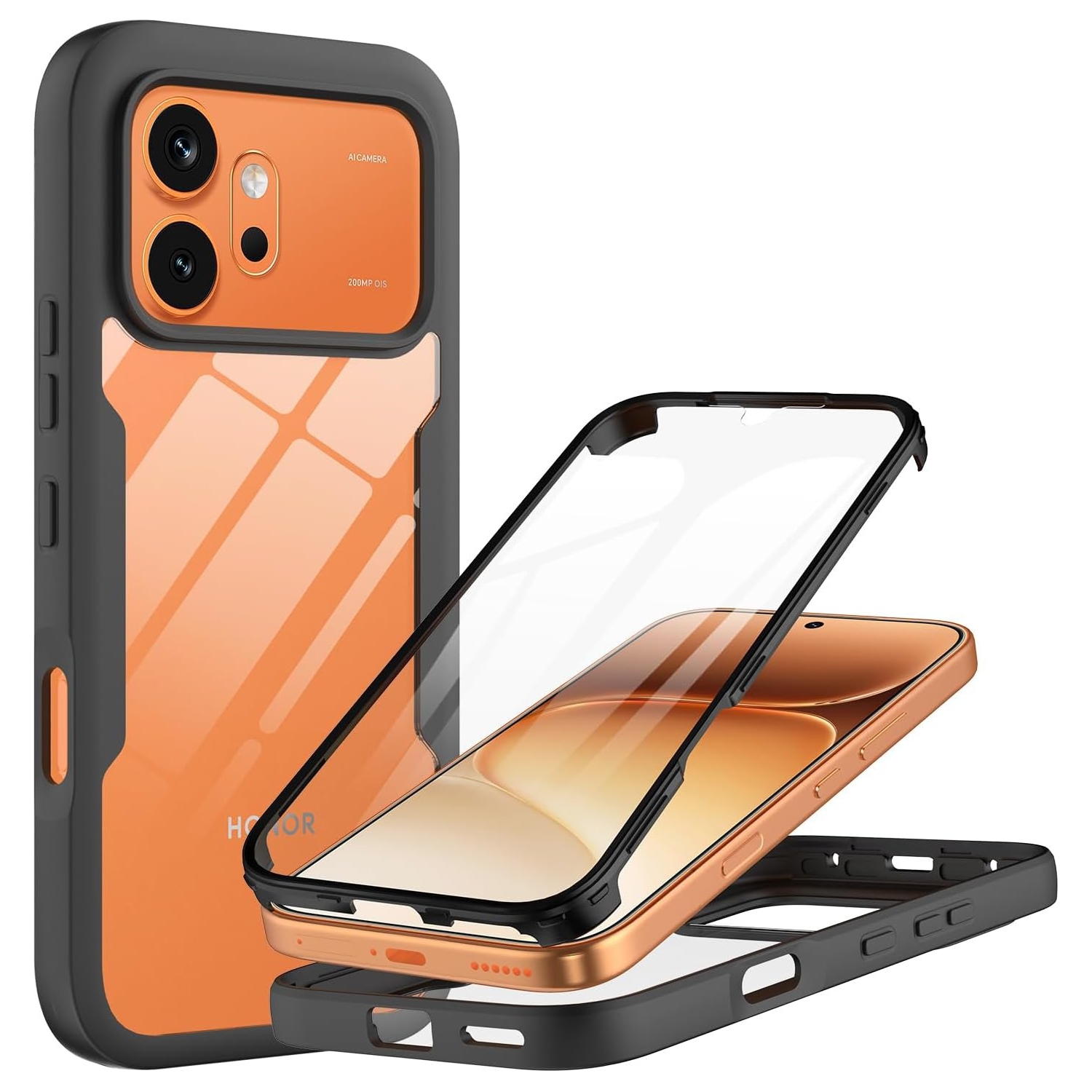 Full Body Protection Shockproof Case for Honor 600 Pro 5G 600 Lite 600e Protective Cover Screen Protector Fundas Coque - Image 4
