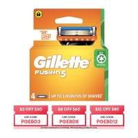 Gillette Fusion 5 Razor Cartridge Refills - 4PCS