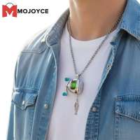 MOJOYCE Backpack Charm Keychain Mini Baitcasting Fishing Reel Necklace for Fishing Enthusiasts
