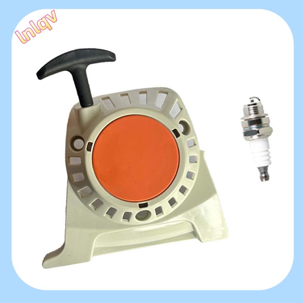 LNLQV Đa chức năng Bộ khởi động giật Với Bugi Dễ lắp đặt Máy cắt Dây Tay Embly recoil Starter Dành cho STIHL