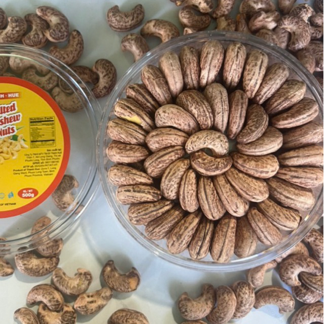 3kg Hạt Điều Rang muối Bình Phước hộp 500gr