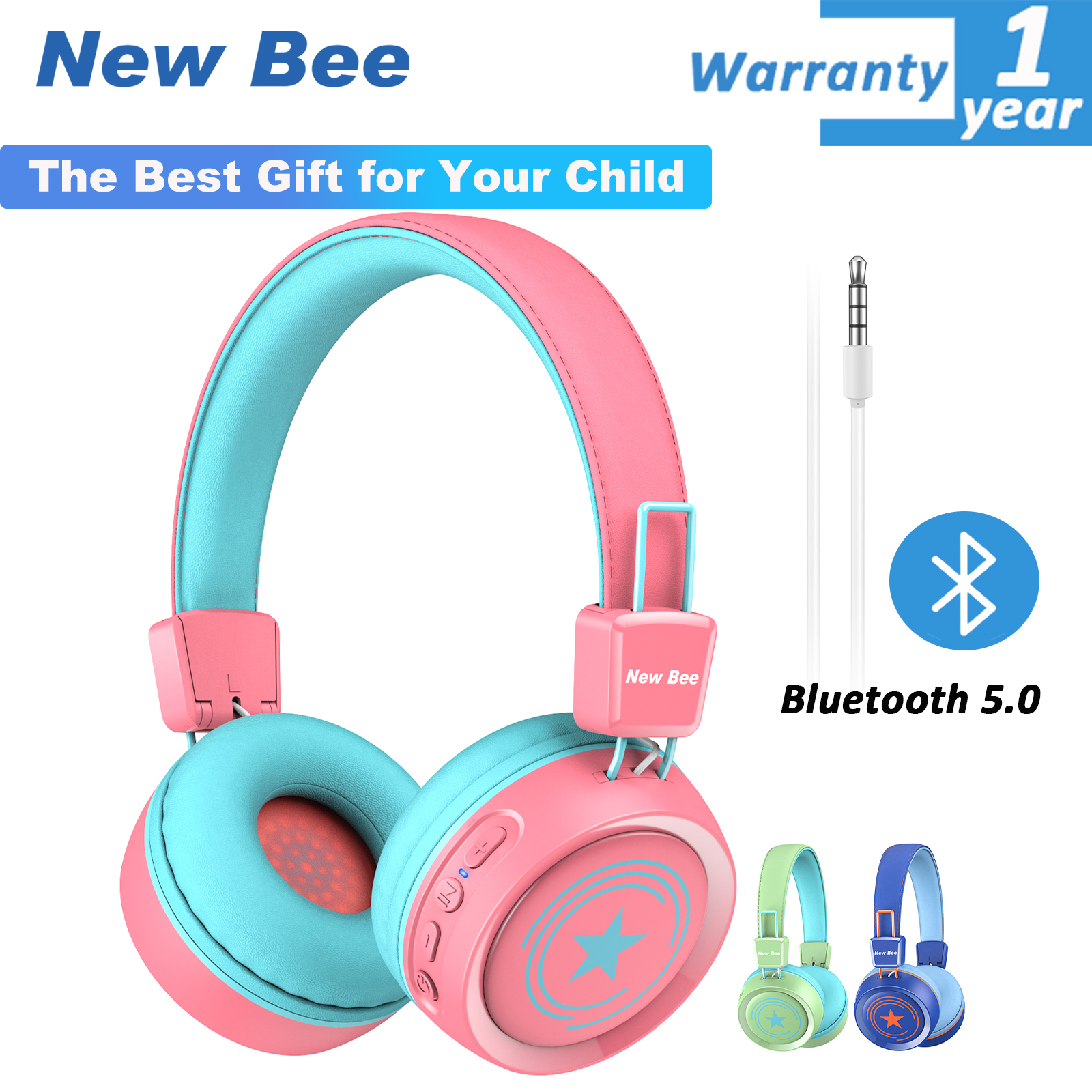 New Bee KH21B Tai nghe không dây 32H Playtime Bluetooth 5.0 Tai nghe không