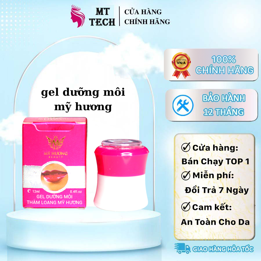 Dưỡng môi mỹ hương, khử thâm kích màu môi gel dưỡng môi mỹ hương.