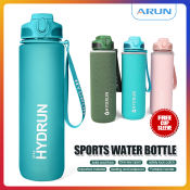 32oz BPA-Free Water Bottle with Time Marker and Straw