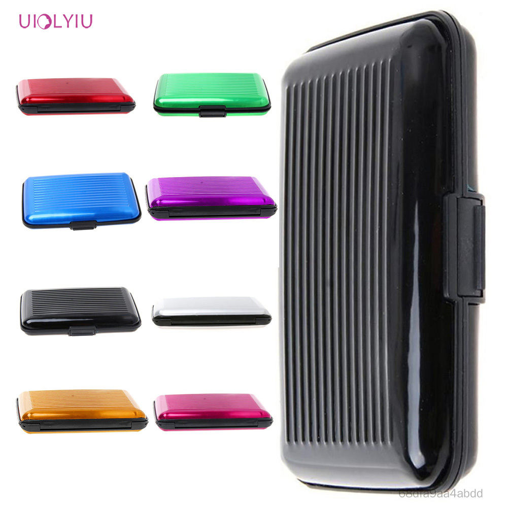 Uiolyiu Wallet Business ID Credit Card Case Holder Anti RFID Scanning Card Holders for Men Women UU-MY Harga 3 Ringgit*Penghantaran Percuma