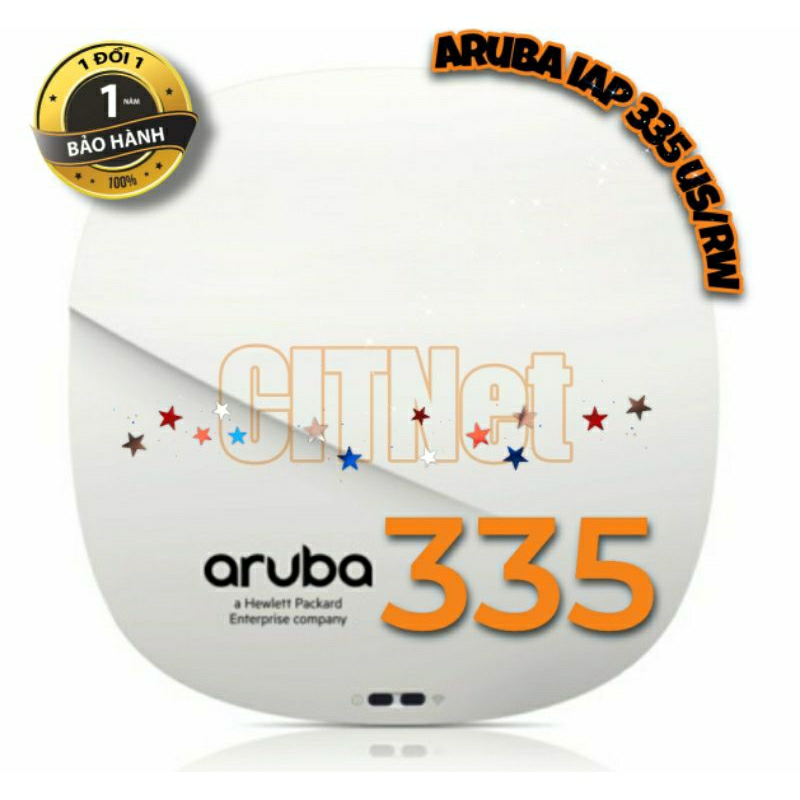 Bộ Phát Wifi Aruba 335 Iap 335 Us Rw, Bh 12 Tháng Nhập Khẩu Us - Zin Đét