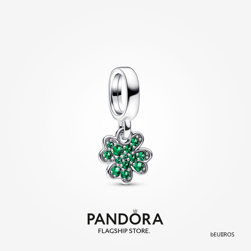 Hot 2023 New Pandora Four Leaf Clover Dangle Charm Bracelets