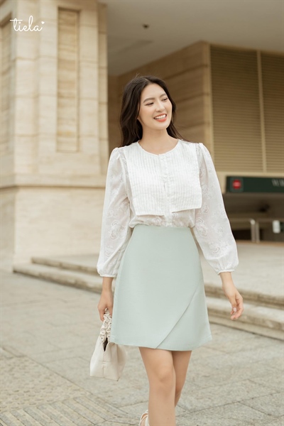 Tiela áo sơ mi xếp ly-aisha shirt