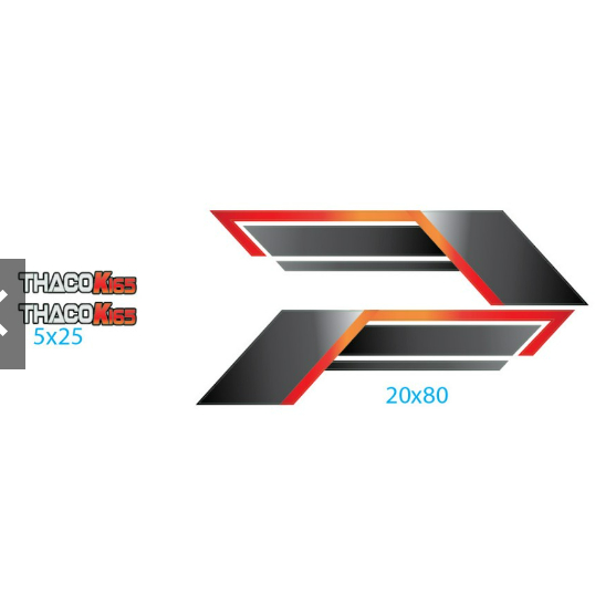 Bộ tem xe tải hãng xe KIA k125 k165k3000k2700