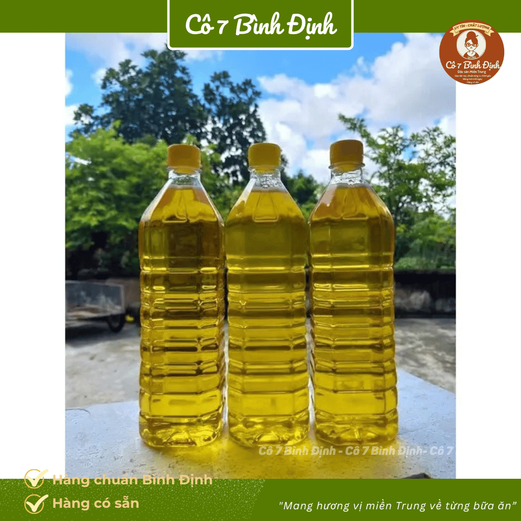 Dầu Đậu Phộng Nguyên Chất 100% - Không Pha [ Dầu Đậu Phộng - Dầu Lạc ] - Nguyên chất nhà làm