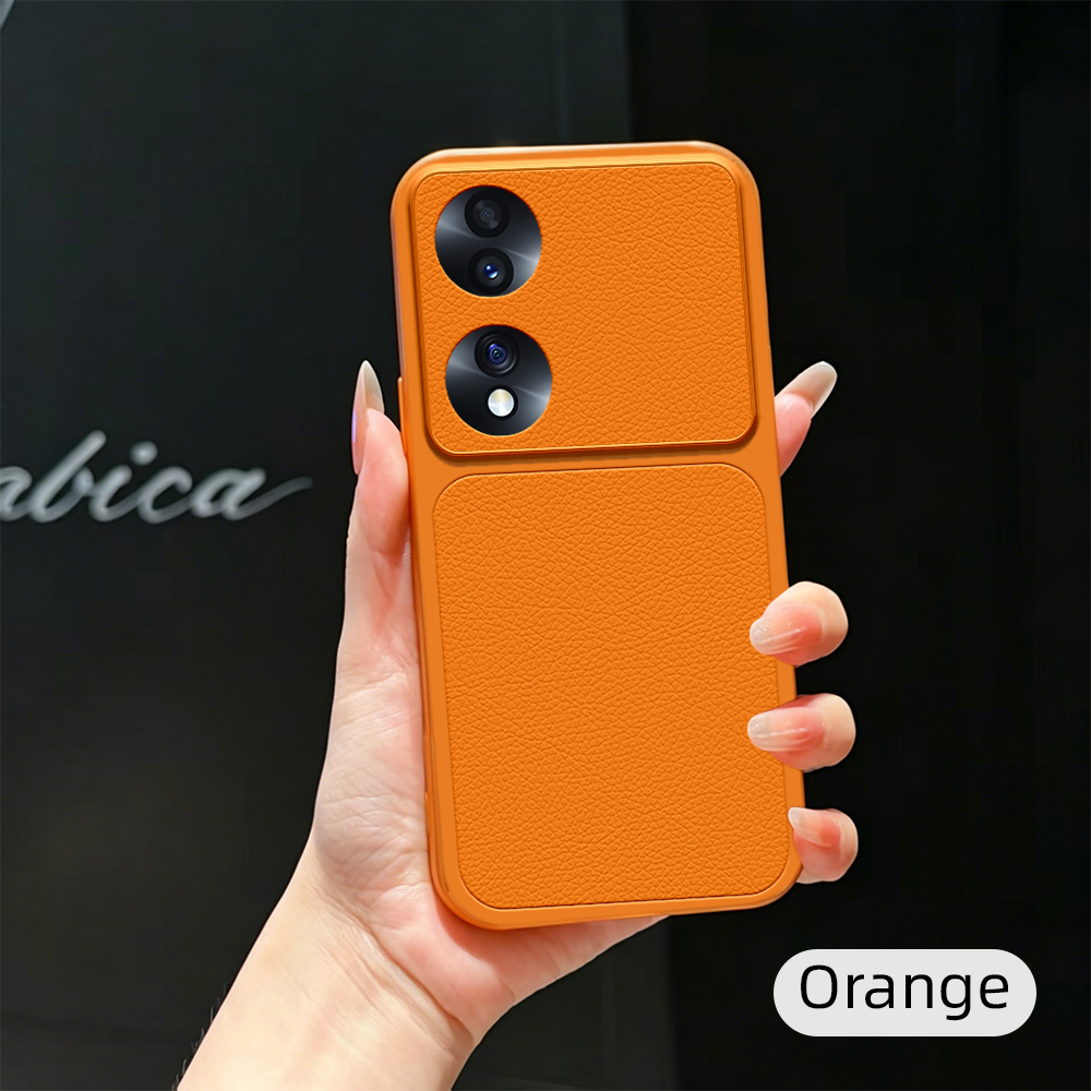 For Honor 70 Case Honor 70 Cover Honor 70 Leather Case Luxury Lens Protection Protect Matte leather Back Cover - Image 2
