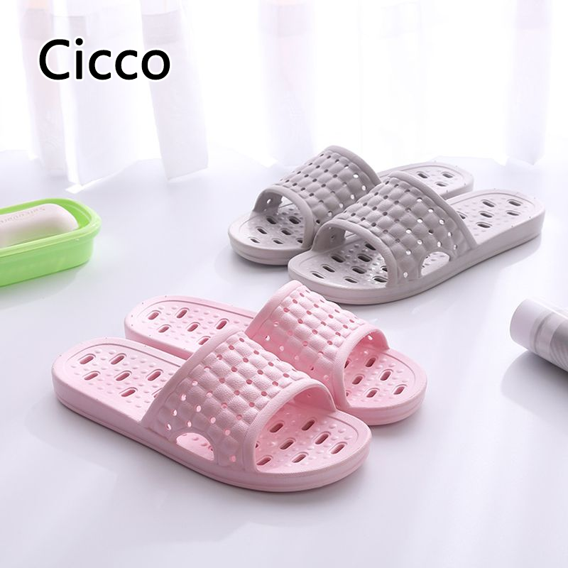 Cicco Dép chống trượt đôi dép nhà tắm trong nhà nhà Dép đế mềm thời trang thoải mái