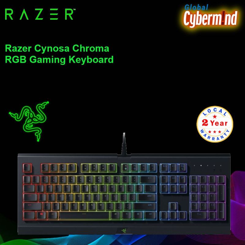 Razer Cynosa Chroma RGB Gaming Keyboard ( Brought to you by Cybermind ) Singapore