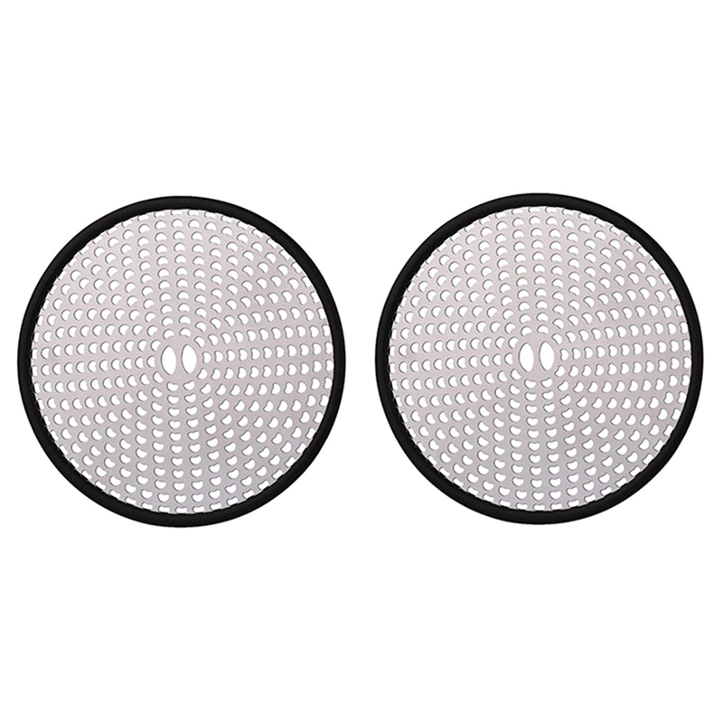 (CFGN) 2X Shower Drain Cover Hair Catcher,Easy Clean Floor Drain Protector Strainer Hair Trap Mesh for Bath Tub Sink Flat Floor