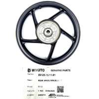 Original Wmoto ES125 ES 125 ES-125 Sport Wheel Rim Sportrim Front Depan + Bearing Bush / Rear Belakang Black Hitam Orange Oren ES125-15.21.01 / ES125-15.21.02 / ES125-13.11.01 / ES125-13.11.02 ES125 ES 125 ES-125