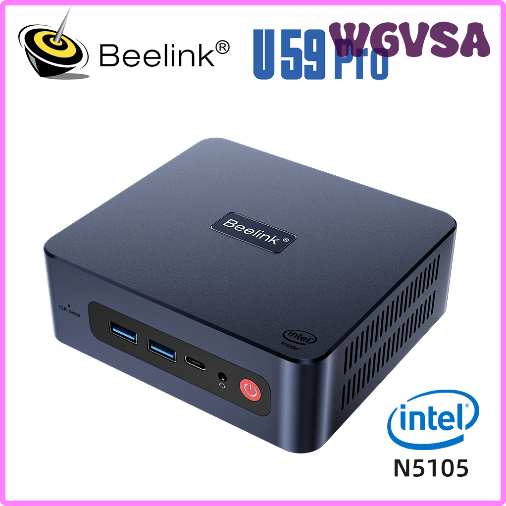 Beelink U59 Pro Mini Pc - Windows 11, Intel N5105, 16Gb Ram, 512Gb
