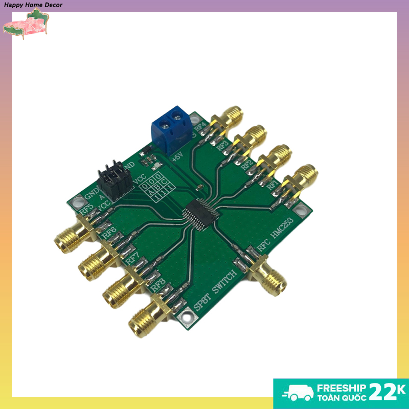 Hmc253 Dc-2 5 GHz RF công tắc tám cực đơn công tắc RF lựa chọn kênh lựa chọn ăng-ten