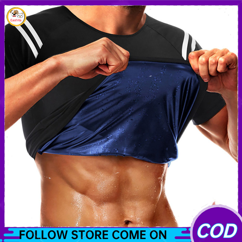 Thể thao cho nam tập thể dục mồ hôi Shaper Áo tập thể thao TEE thể thao thời trang t Áo sơ mi áo màu trơn