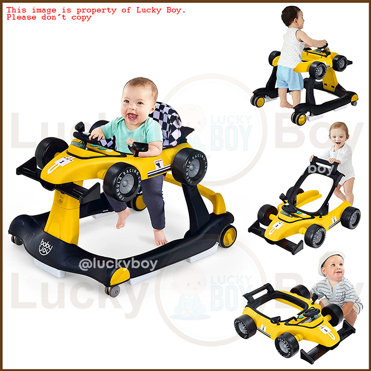 F1 Yellow Racing Walker for Baby