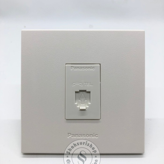 STOP KONTAK OUTLET TELEPON PANASONIC + FRAME PUTIH WESJ78019 Harga 54,810 Ringgit*Penghantaran Percuma