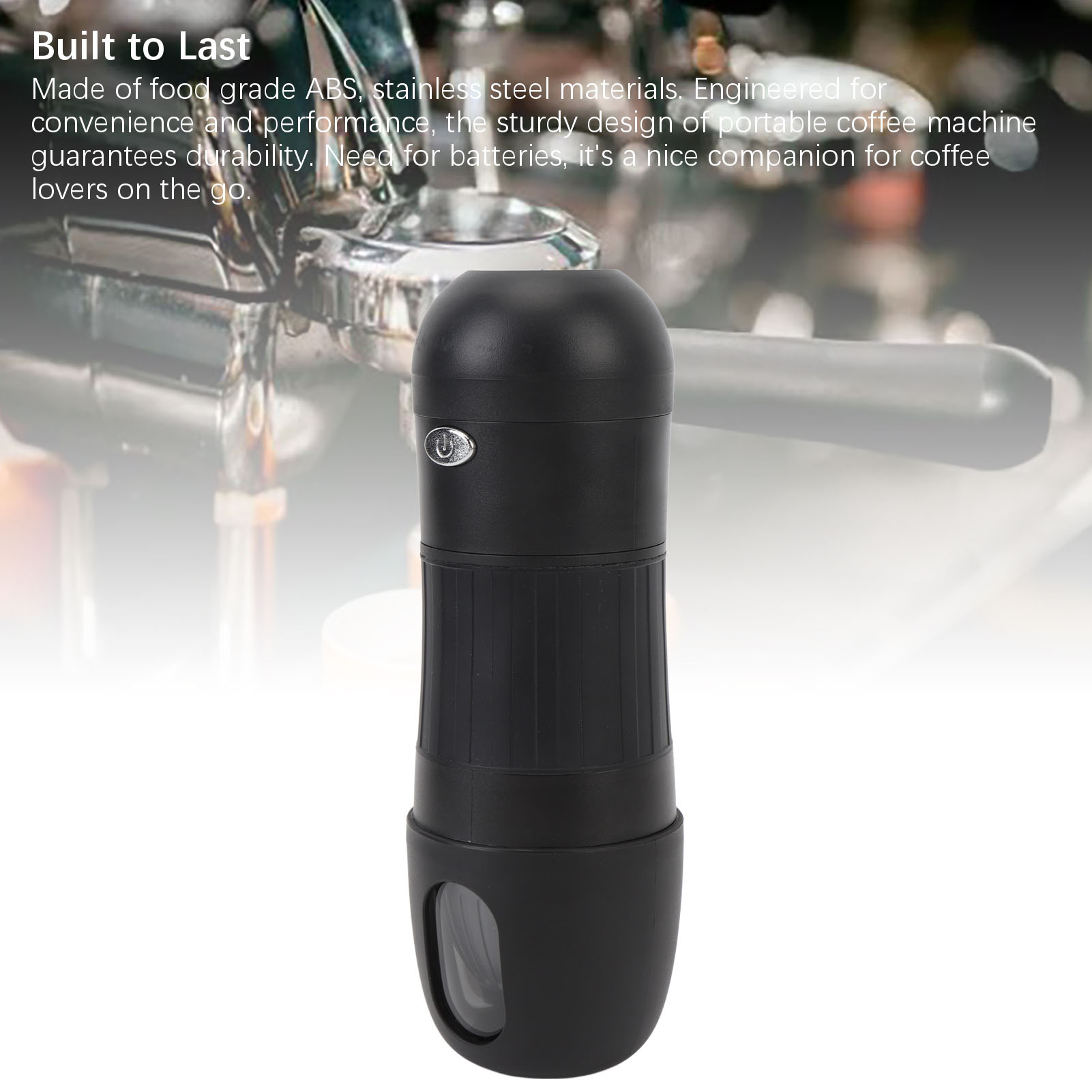 Asixxsix Xách Tay Điện Máy pha cà phê Espresso Du Lịch Máy pha cà phê Tương Thích Viên Nang Mặt Đất chạy bằng pin Cà Phê Máy Pha Cà Phê Di Động Cho Văn Phòng Cắm Trại Đi Bộ Đường Dài
