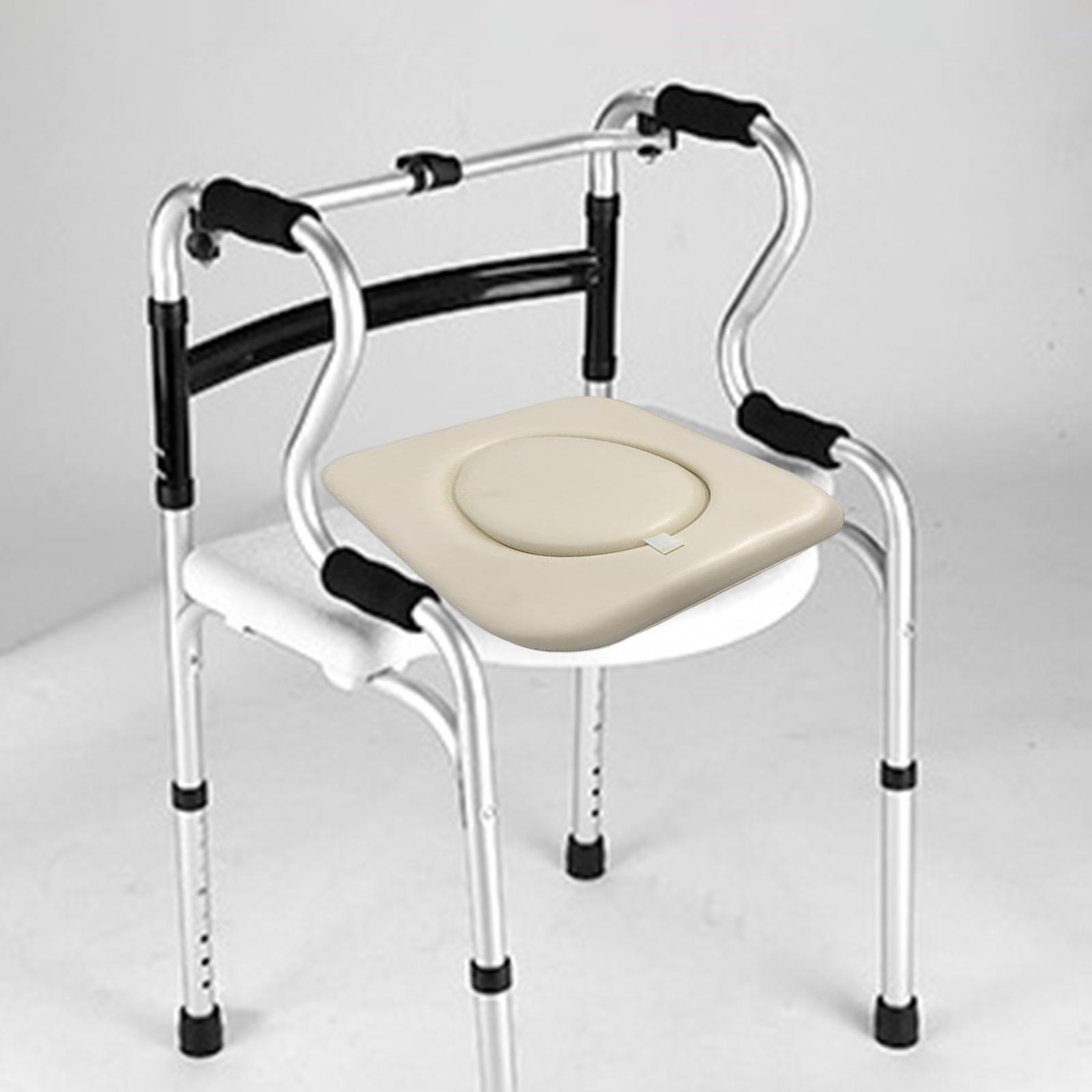 Miracle Shining Seniors Commode Seat Cushion Removable Toilet Seat Cushion Soft Durable Sponge Padded for Shower Wheelchair Commode Disabled ราคา 745 บาท*ส่งฟรี
