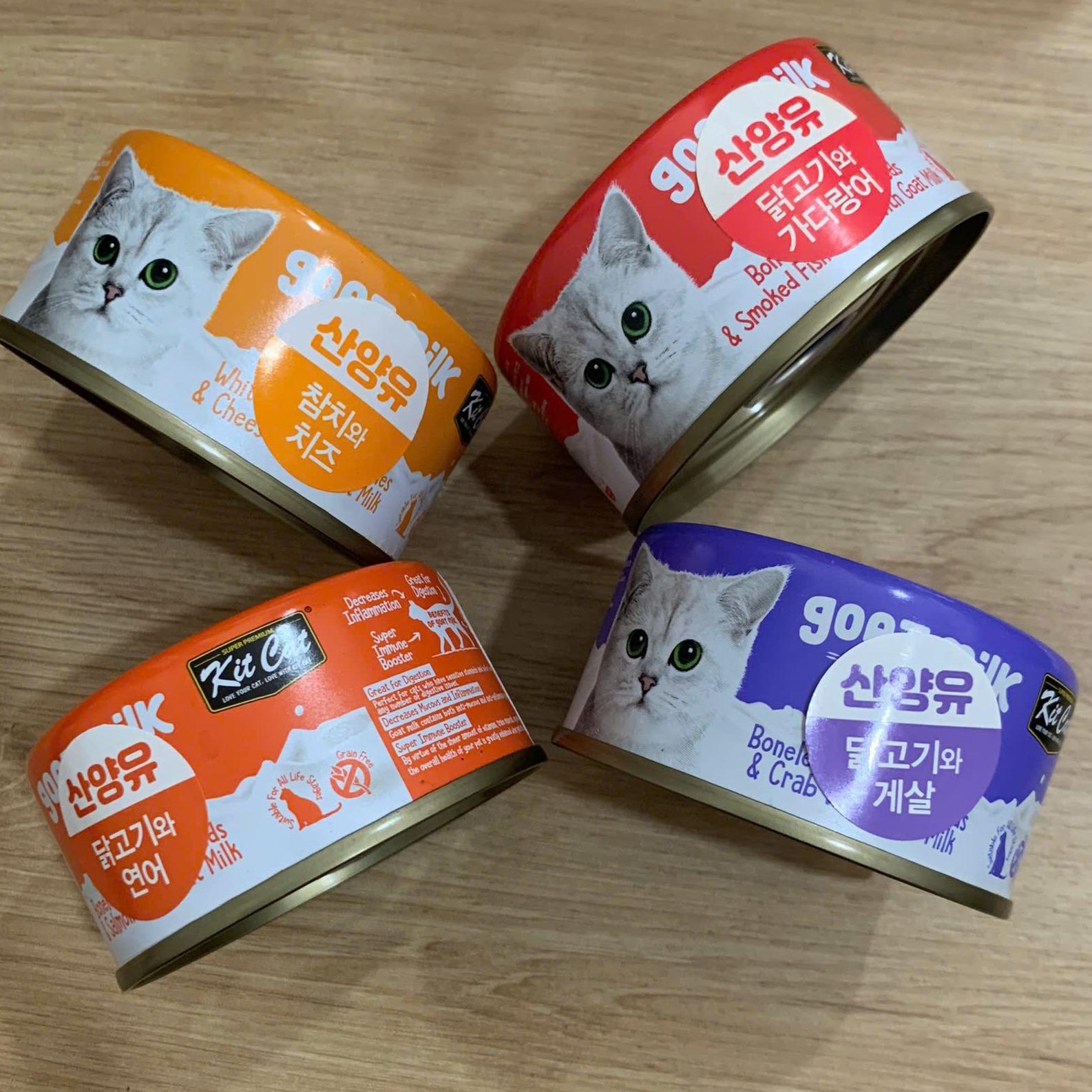 Pate Cho Mèo Kit Cat Sữa Dê Bổ Sung Canxi