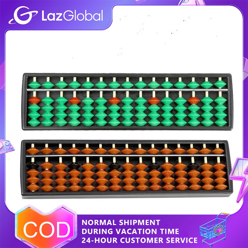 Kids Abacus 15 Digits Arithmetic Abacus Kids Maths Calculating Tool