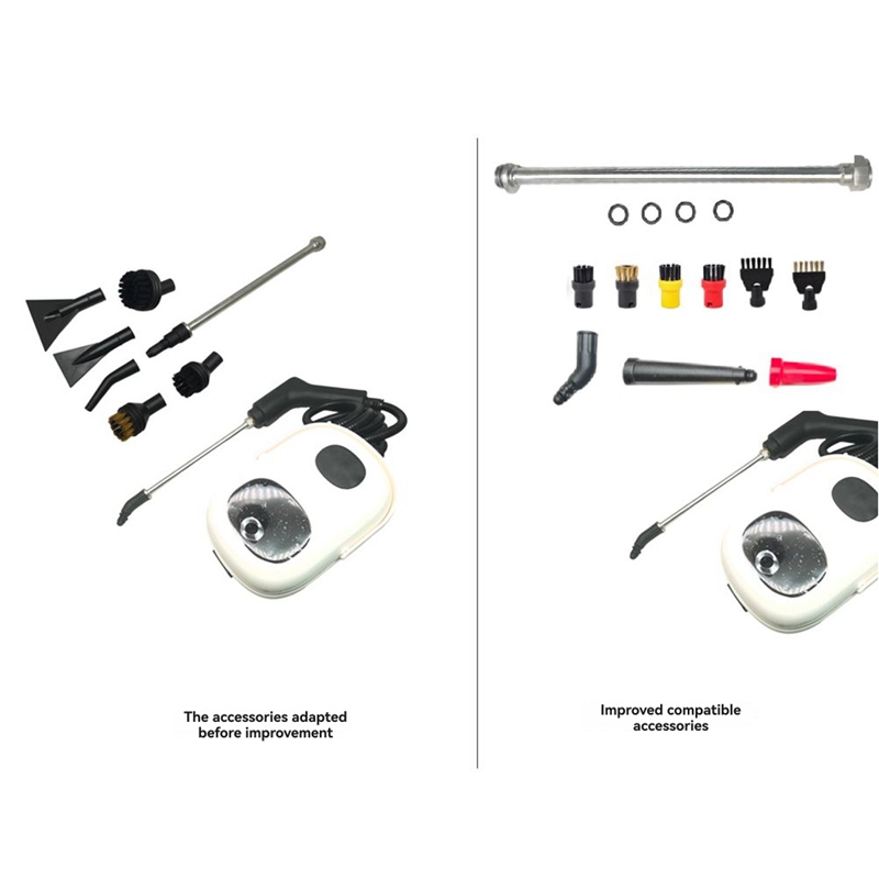 [Waanon]Connecting Tube Round Brush Adapter for Steam Engine Adapter Accessories