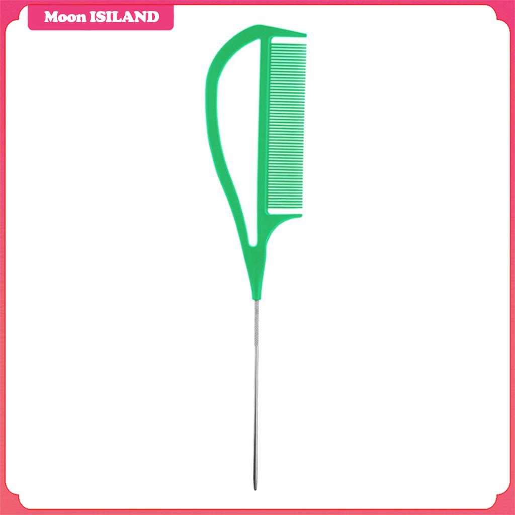 Moon ISILAND ABS Hair Professional Styling Comb, And Chemical Resistant, None Green