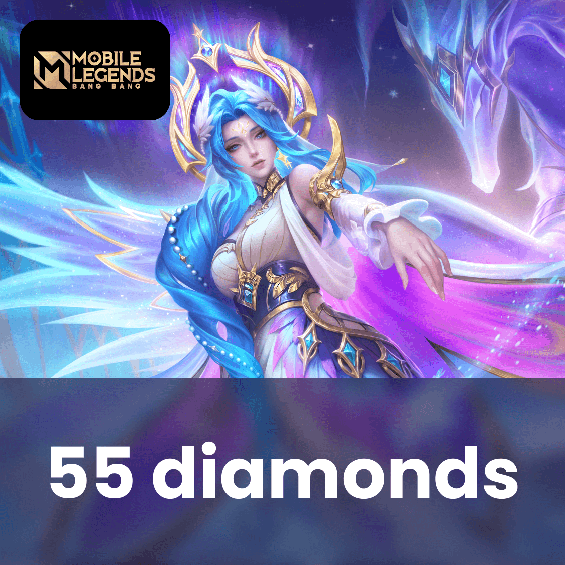 MLBB 50 basic diamonds plus 5 extra ราคา 35 บาท*ส่งฟรี