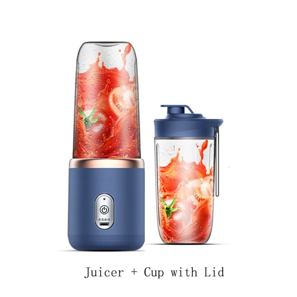 MAULLY Xanh dương/Hồng Máy Ép Trái Cây điện Máy làm nước trái cây 400ml Máy xay sinh tố Hộ gia đình Sạc USB Cốc ép trái cây Sữa lắc - 3