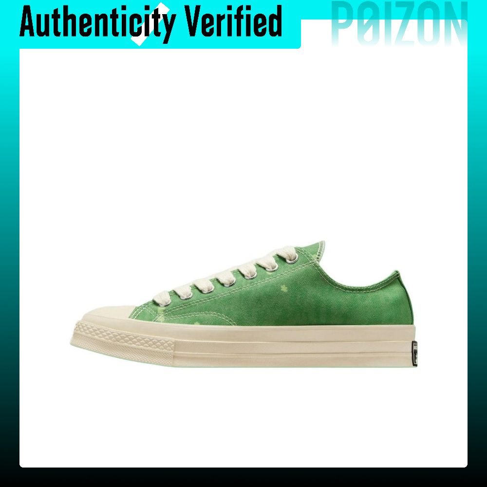 รองเท้าผ้าใบ รองเท้าลำลองผู้ชาย Converse Chuck 70 Unisex Low-top สีเขียวสีดำสีขาว A11213C ราคา 20,808 บาท*ส่งฟรี