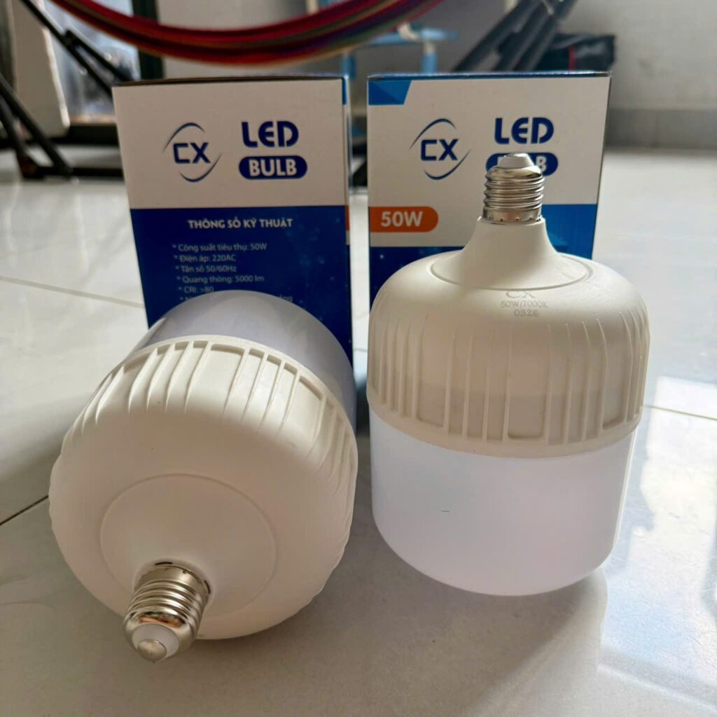 Bóng đèn trụ đủ hiệu 50W và B22 40W (sale) mẫu ngẫu nhiên. LMS