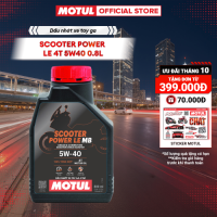 Dầu nhớt xe tay ga MOTUL SCOOTER POWER LE 4T 5W40 0.8L
