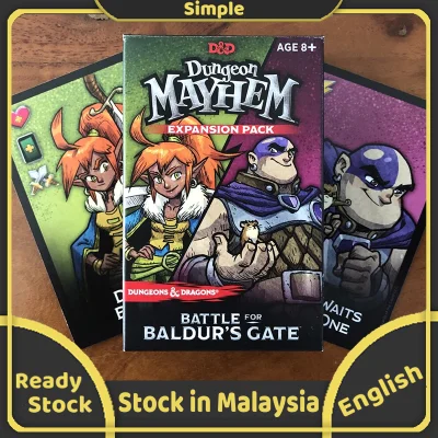 Dungeon Mayhem Card Board Game Expansion For Party Game Ages 10+ 5 to 10-minute Kid Toy Gift Uno