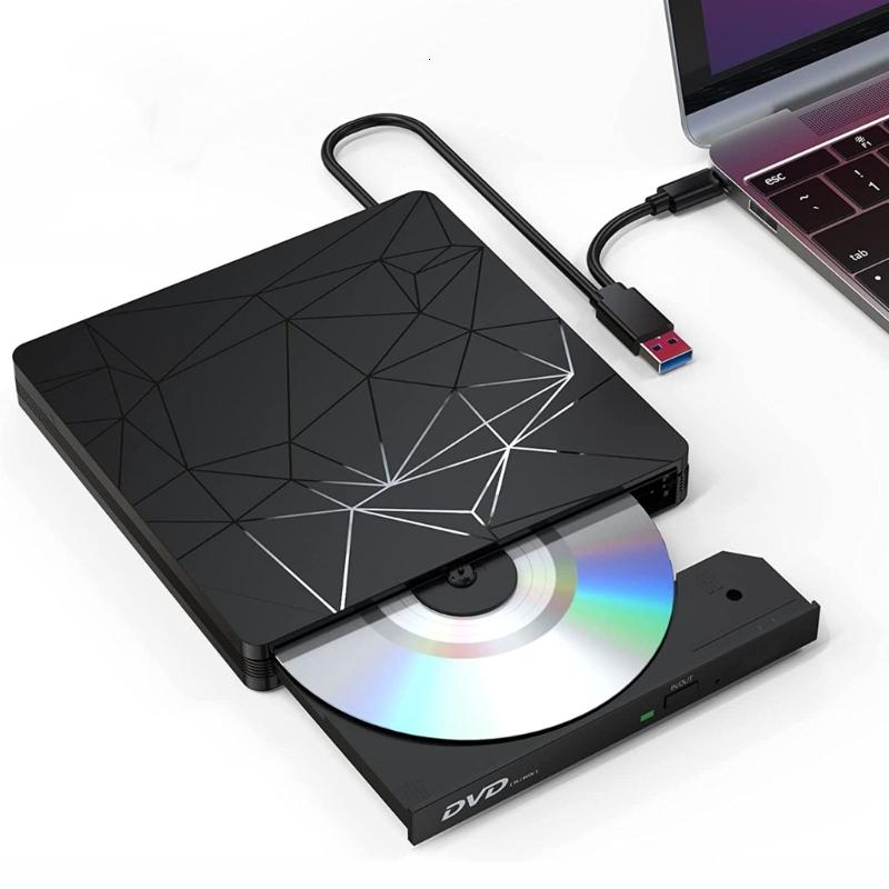 Tốc độ nhanh bên ngoài đĩa đọc ổ đĩa USB 3.0 Loại C kết nối cho máy tính xách tay Máy tính để bàn Khả năng tương thích rộng