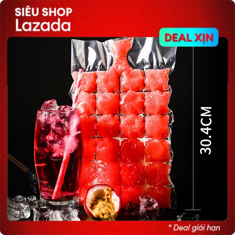 SET 10 Túi làm đá viên nước trái cây tiện ích Túi Nilong làm kem đá viên đa năng Dụng cụ làm đá tủ lạnh [Chọn phân loại để có phễu silicon đi kèm]